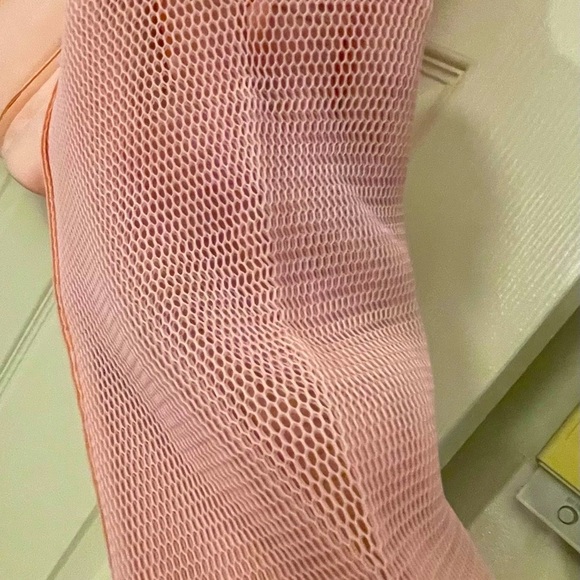 NWT- Light pink Crop motorcycle jacket 
w/t Mesh Sleeves & Breathable - Picture 11 of 12